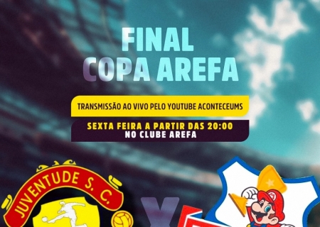 Juventude e Paloma decidem a Copa Arefa na próxima sexta-feira