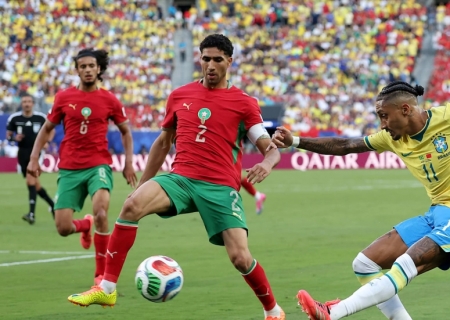 Marrocos sai desapontado de estreia contra o Brasil: 'Queríamos ganhar'